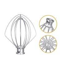 6 Pack Stainless Steel Wire Whip Mixer Attachment for K45WW Flour Cake Balloon Whisk Egg Cream Stirrer