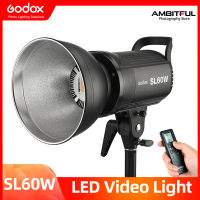 Godox SL60W SL-60W SL60 LED Video Light 5600K white continuous lighting video version Bowens installation for Youtube Studio video recording (godox sl60w)
