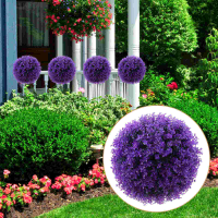 UK สีเขียวประดิษฐ์ใบในร่ม Topiary DIY เครื่องประดับ Eucalyptus พลาสติก Mother