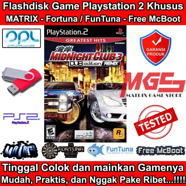 Flashdisk Game PS2 PS 2 Midnight Club 3 - DUB Edition Remix | Lazada  Indonesia