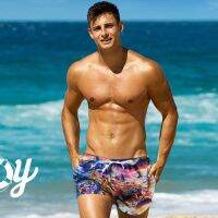 2021 New Arrivals Men Swimwear Plus Size Fashion Printed Swimsuit Male High Quality Elastic Swim Trunks Swimwear