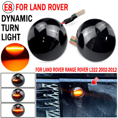 แบบไดนามิก LED เลี้ยวไฟเลี้ยวด้านข้างสำหรับ Land Rover Range Rover L322 2002-2012 Repeater ลำดับกะพริบไฟกระพริบ