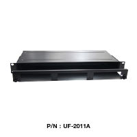 Link UF-2011A Fiber Optic Distribution Unit (FDU) 6-36F (3 Snap-In) Rack Mount Slide, 1U Depth 25 cm. Unload