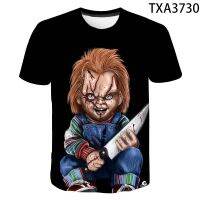 【Mens clothing】2020ใหม่ Chucky T ผู้ชายผู้หญิงเด็ก3D พิมพ์ T เสื้อ FashionBoy GirlShort SleeveTops Tee