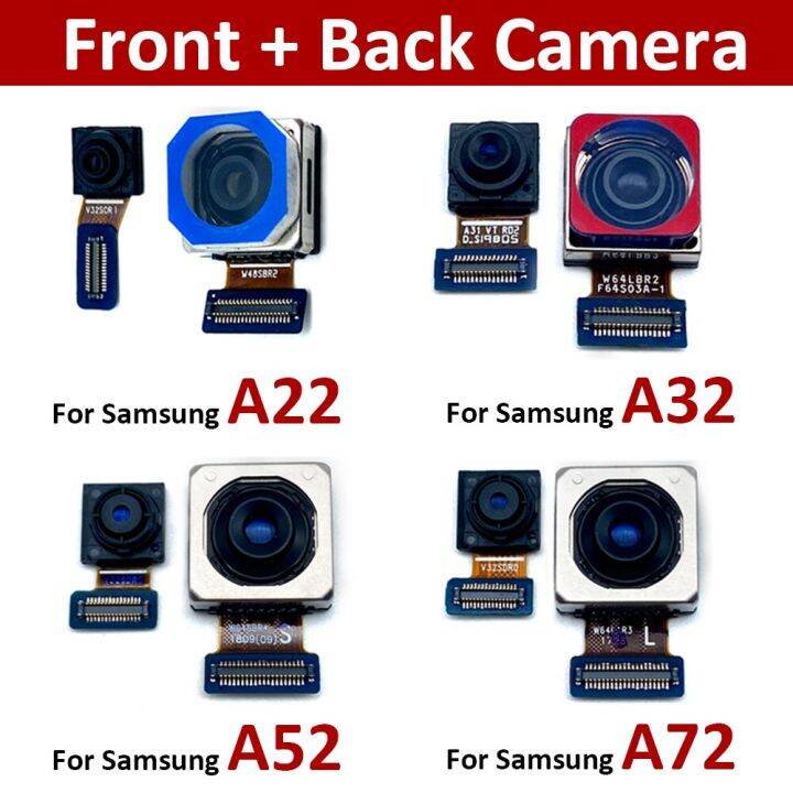 ของแท้เหมาะสำหรับ-samsung-a52-a32-a22-a72-a42-4g-5g-โมดูลกล้องด้านหลัง-flex-อะไหล่กล้องถ่ายรูปด้านหน้า