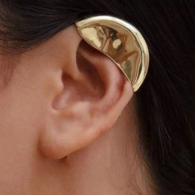 Punk Auricle helix Ear Cuff Clip On Earrings Without Piercing men Women Gold earring clip unique unusual cool jewelry hip-hop