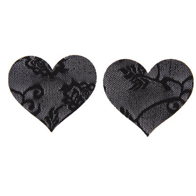 Dress Sale Women Black Lace Useful Pasties Heart Covers Breast Nipple