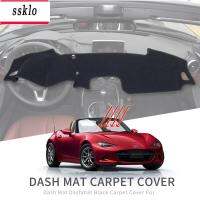 (SSKLO) รถแผ่นคลุมแผงหน้าปัดรถยนต์สำหรับ Mazda Mx-5 2015-2020 Mx5 Miata 4th Rf Roadster Anti-Slip พรมกันลื่น Dashmat อุปกรณ์เสริมพรม