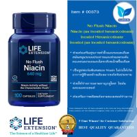 Life Extension No Flush Niacin Inositol Hexanicotinate 800 mg / 100 Capsules