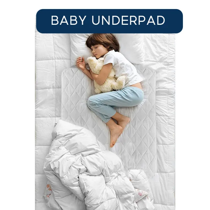 Bed Pads for Incontinence Washable Waterproof Mattress Pad 3 Layer