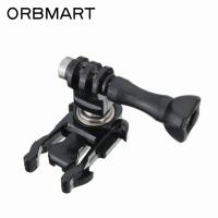 Orbmart การ์ดลูกบอลยางมีไฟสำหรับเด็ก360องศาตัวเชื่อมต่อติดตั้งอะแดปเตอร์สำหรับโกโปร Hero 5 Session 4 3 3 Xiaomi Yi 2 4K Sjcam Sj4000