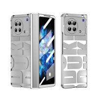 เคสโทรศัพท์พับได้สำหรับ Vivo X,พร้อมบานพับ (ทองคำสีกุหลาบ)