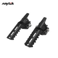 ANYTEK 2ชิ้นรถจักรยานยนต์ด้านหน้าเท้าตอกพับ Footrests C Lamps การปรับเปลี่ยนชิ้นส่วนเข้ากันได้สำหรับ Bmw R1250GS R1200 GS