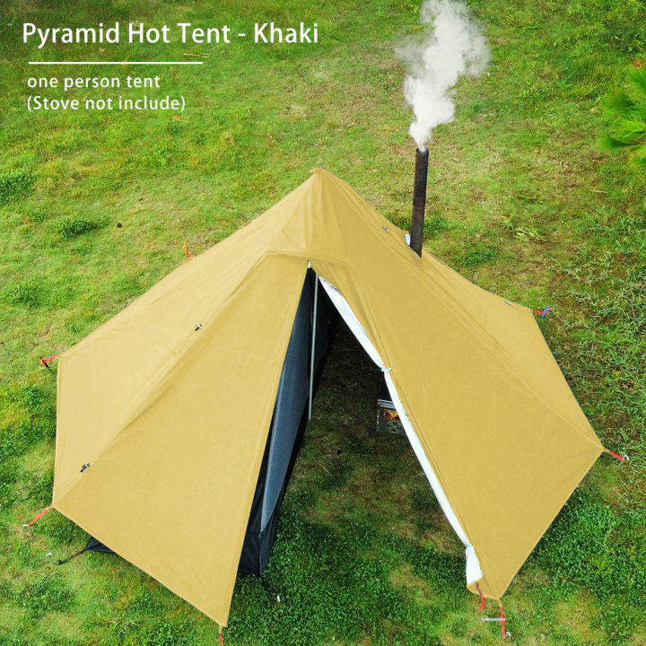 top-lander-cod-teepee-tent-ท์แคมป์ปิ้งเต็นท์ผู้ใหญ่กลางแจ้งเบาพิเศษพีระมิดเต็นท์-เต๊นท์เก็บความร้อนเดี่ยวพร้อมหน้าต่างปล่องไฟ-เต็นท์เดี่ยว