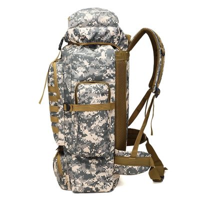 ：“{—— Outdoor Camouflage Backpack Men Large Capacity Waterproof Outdoor Military Backpack Travel Backpack For Men Hiking Bag