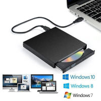 USB 2.0แบบพกพาภายนอก DVD Optical Drive Cd DVD-ROM Cd DVD-RW Burner Slim Reader Recorder สำหรับ Windows Mac OS ปฏิบัติ