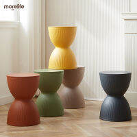 สตูลพลาสติกห้องนั่งเล่นเฟอร์นิเจอร์ Minimalist Storage pouf สตูลวางเท้าเปลี่ยน pouf หนาพลาสติกรอ stool