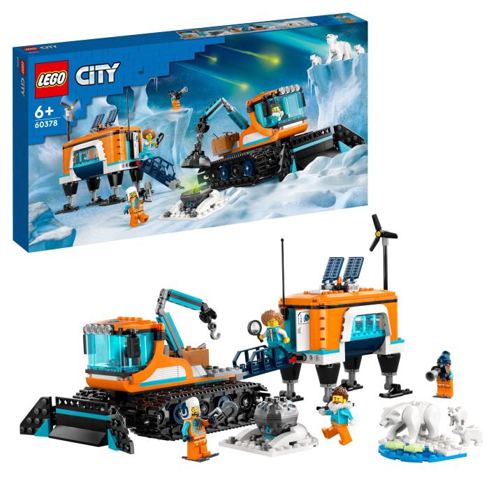 LEGO City 60378 Arctic Explorer Truck and Mobile Lab (489 Pieces)