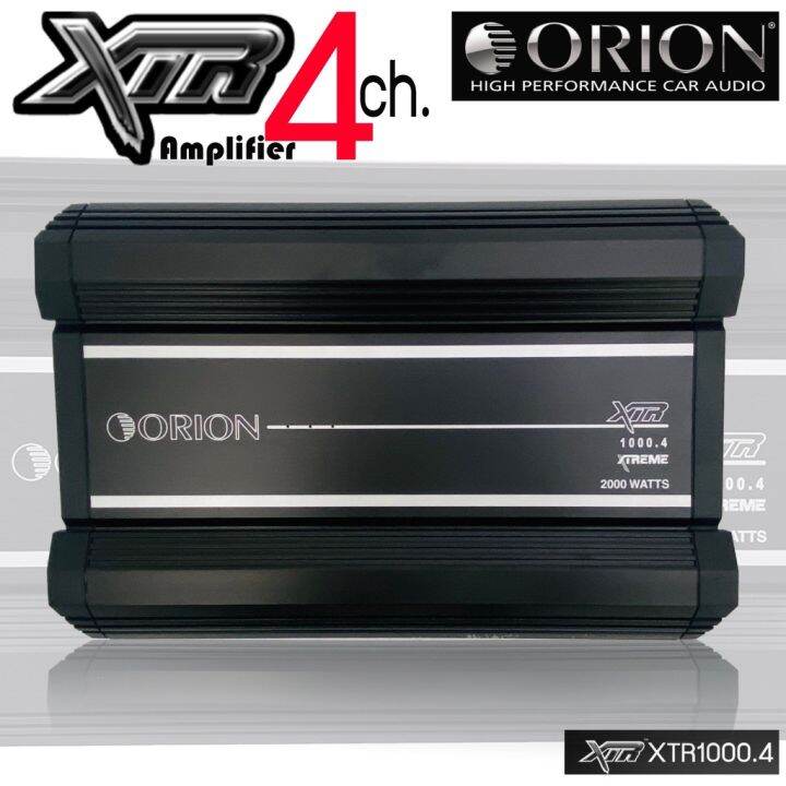 แอมป์ติดรถยนต์-4เเชลเเนล-orion-xtr-1000-4-max-2000watts-โอไรออน-ของแท้100-แอมป์-sql-hi-res-วงจรดิจิตอล-งานอเมริกา