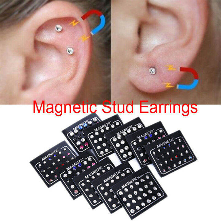 3-4-5-6-7mm-24pcs-set-magnetic-non-piercing-clip-round-rhinestone-stud-earrings-non-piercing-clip-on-stud-earrings-round-ear-stud-jewelry-gifts-3-4-5-6-7mm-stainless-steel-magnetic-care-ear-stud-fake-