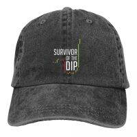 Summer Cap Sun Visor Survivor Of The Dip Hip Hop Caps Bitcoin Cryptocurrency Miners Meme Cowboy Hat Peaked Hats