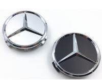 ราคาต่อ 4 ชิ้้น โลโก้ดุมล้อ เบนซ์ ลายวินเทจ แตต่งล้อ ไซส์ 75mm Mercedes Benz w204 w211 Wheel Center Hub Caps