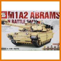 สินค้าขายดี!!! ชุดตัวต่อ SY0100 รถถัง M1A2 ABRAMS MAIN BATTLE TANK จำนวน 1,052 ชิ้น y2 ## โมเดล โมเดลรถ ของเล่น ของสะสม รถ หุ่นยนต์ ตุ๊กตา โมเดลนักฟุตบอล ฟิกเกอร์ Model