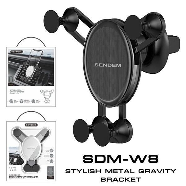 ที่ยึดมือถือ-sendem-w8-stylish-metal-grayvity-bracket-ประกันศูนย์-1-ปี