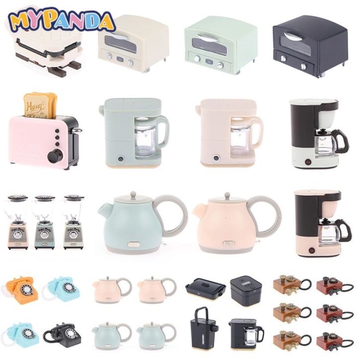1pc-kitchen-bread-coffee-machine-juicer-electric-baking-pan-vintage-telephone-kettle-toy-doll-house-mini-decoration