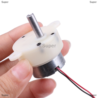 Super DC 6V 5 RPM ปิดเสียงเกียร์มอเตอร์แรงบิดสูงช้าเกียร์ไมโครไฟฟ้ามอเตอร์