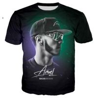 2023 NEW3D พิมพ์ ROCK anuel AA แฟชั่นฤดูร้อน T เสื้อผู้ชายผู้หญิง Rock streetwear xort Boy O-Neck TEE MENS แฟชั่น3D ขนาดใหญ่