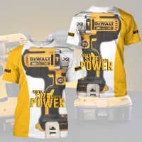 (ALL IN STOCK XZX) NEW 2023 DEWALT Top Gift เสื้อยืดผู้ชาย 3 มิติ ขนาด S-5XL 03 (ชื่อฟรี)