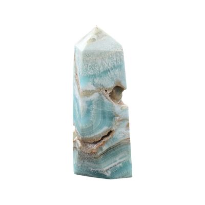 Natural Hemimorphite Point Mini Crystal Wand Caribbean Calcite Tetrahedral Column Energy Decoration
