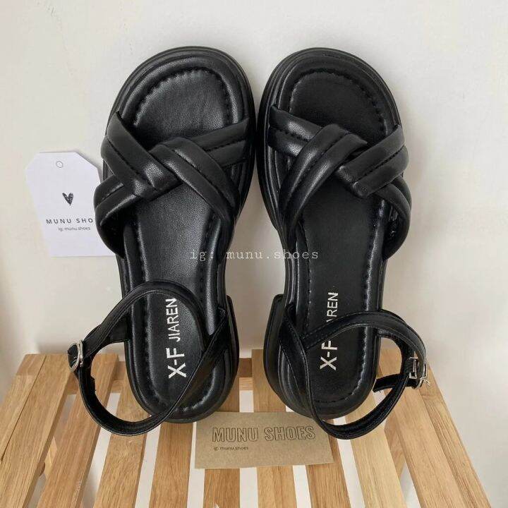 พร้อมส่ง-fairy-style-sandals-รองเท้ารัดส้นสไตล์เกาหลี