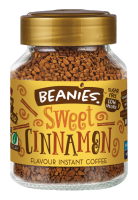 Beanies Flavoured Coffee Instant กลิ่น Sweet Cinnamon  Net:50 g. BBF 05/06/24