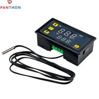 PANTHON เครื่องควบคุมอุณหภูมิดิจิตอล LED ความแม่นยำสูง W3230,เครื่องควบคุมอุณหภูมิเครื่องควบคุมอุณหภูมิสวิตช์เซ็นเซอร์แสดงผลสีแดงและสีฟ้า12โวลต์24โวลต์110-220โวลต์