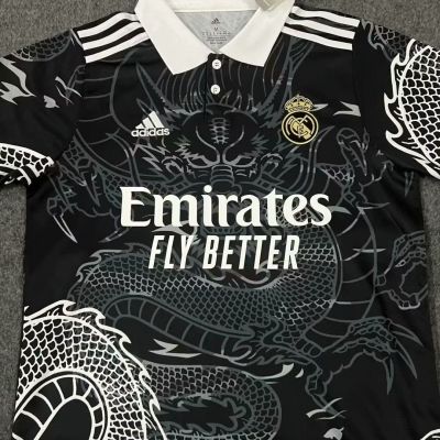 ○♦  The new 22/23 black dragon totem special edition real Madrid jersey fans Thai version of the soccer uniform