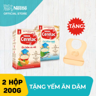 Combo 2 hộp Bột ăn dặm Nestle Cerelac Gà Hầm và Cá rau xanh 200g Hộp + thumbnail