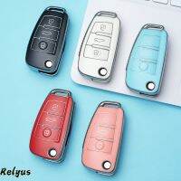 fvdbsdv TPU Car Flip Key Case Protector Cover Fob for Chery Tiggo 2 3X E3 E5 Cowin 5 3 AMULET Eastar Arrizo M7 Fulwin 2 Keyless Shell