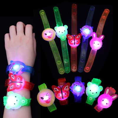 สายรัดข้อมือเรืองแสงเข็มขัดของเล่นการ์ตูนสายรัดของเด็กสร้อยข้อมือเรืองแสงโรงเรียนอนุบาล Kado Kecil