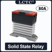 80a 10a 25a 100a 120a Din สถานะของแข็งรีเลย์ Ssr แบบเฟสเดียว Dc ควบคุม Ac Dc พร้อมฮีทซิงค์ Ac