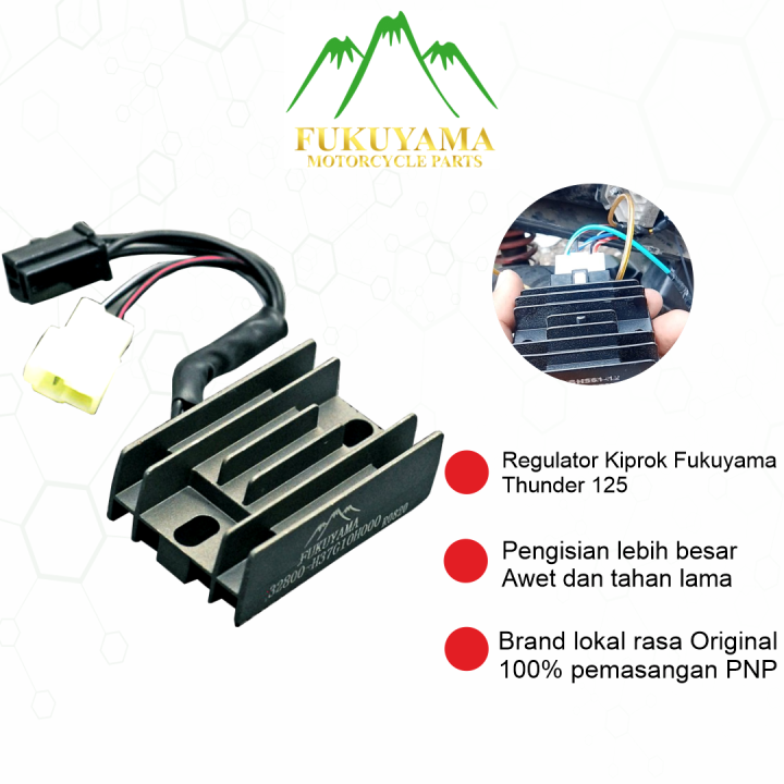 Fukuyama Regulator Kiprok Thunder 125 Old Soket 5 Kabel Motor Suzuki
