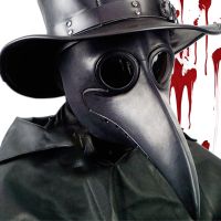 ฮาโลวีน PU Steampunk Bird Plague Doctor หน้ากากจมูกยาว Beak Mask Retro คอสเพลย์หน้ากากปาร์ตี้ Carnival เครื่องแต่งกาย Props อุปกรณ์เสริม