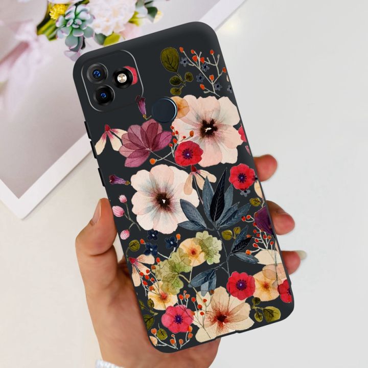 สำหรับ-itel-p36-vision-1-plus-เคสกระตุ้นสำหรับผู้ใหญ่พิมพ์ดอกไม้ใหม่เคสซิลิโคนซิลิโคนโทรศัพท์สำหรับ-vision1-itelp36และฝาหลัง