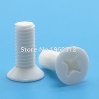 [HOT JIAZZAQQMGW 555] 5-20PCS M3 M4 M5 M6 M8 M10 PP Polypropylene Cross โคมไฟศีรษะสกรูสกรู Phillips สกรู