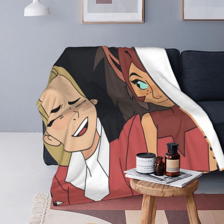 design-adora-catra-stickers-drawing-series-she-ra-blanket-bedspread-bed-plaid-bed-linen-bedspread-150-childrens-blanket