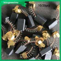 JUICYPEACHNU 10/20pcs คุณภาพสูง เครื่องมือช่าง 5x8x13mm การเปลี่ยนเครื่องบดไฟฟ้า แปรงถ่านทั่วไป สว่านมินิ อะไหล่มอเตอร์