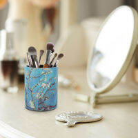 FICUESTORE【New】 ที่ใส่เครื่องเขียนแต่งหน้า Dresser Make Up Holder Leather แปรงแต่งหน้า ออแกไนเซอร์ ที่ใส่ปากกา