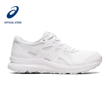 White running shoes store asics