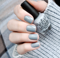 OPI สี Cement the deal สีเทาเท่ๆ ของคอเลคชั้น fifty shade of gray แท้ 100%